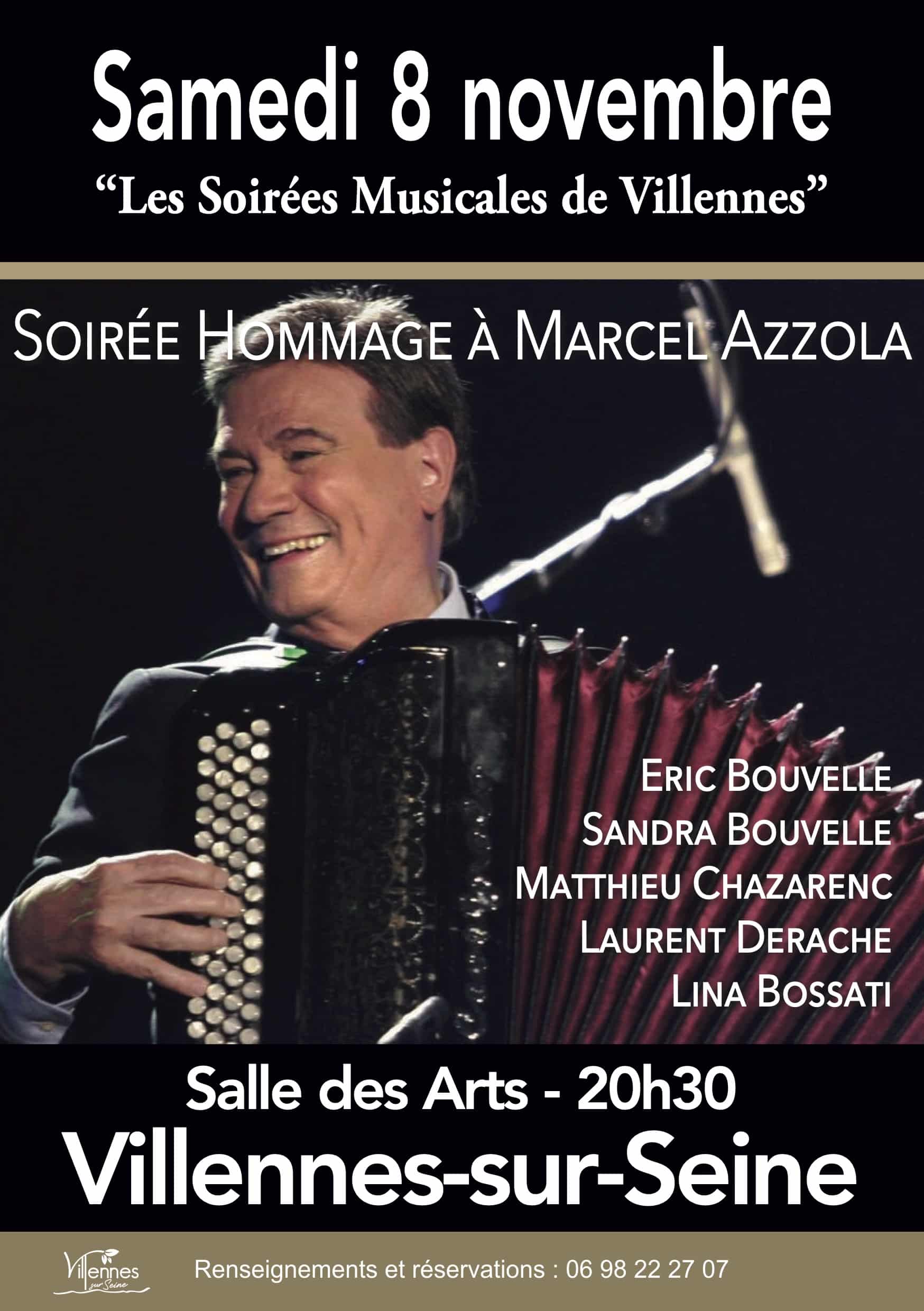 HOMMAGE MARCEL AZZOLA à VILLENNES